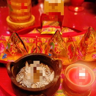 灵缘民俗 文昌帝君金榜题名手工状元帽宝塔金旗开得胜考的都会