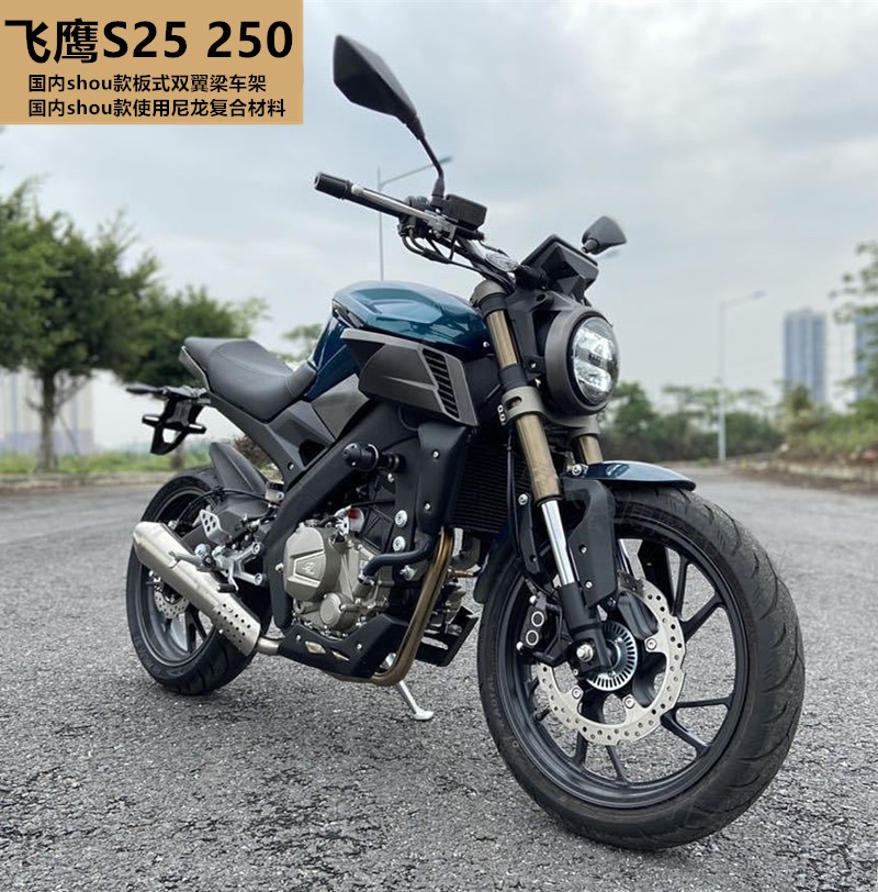 限重庆 飞鹰s25复古摩托车机车街车赛车cf250水冷机