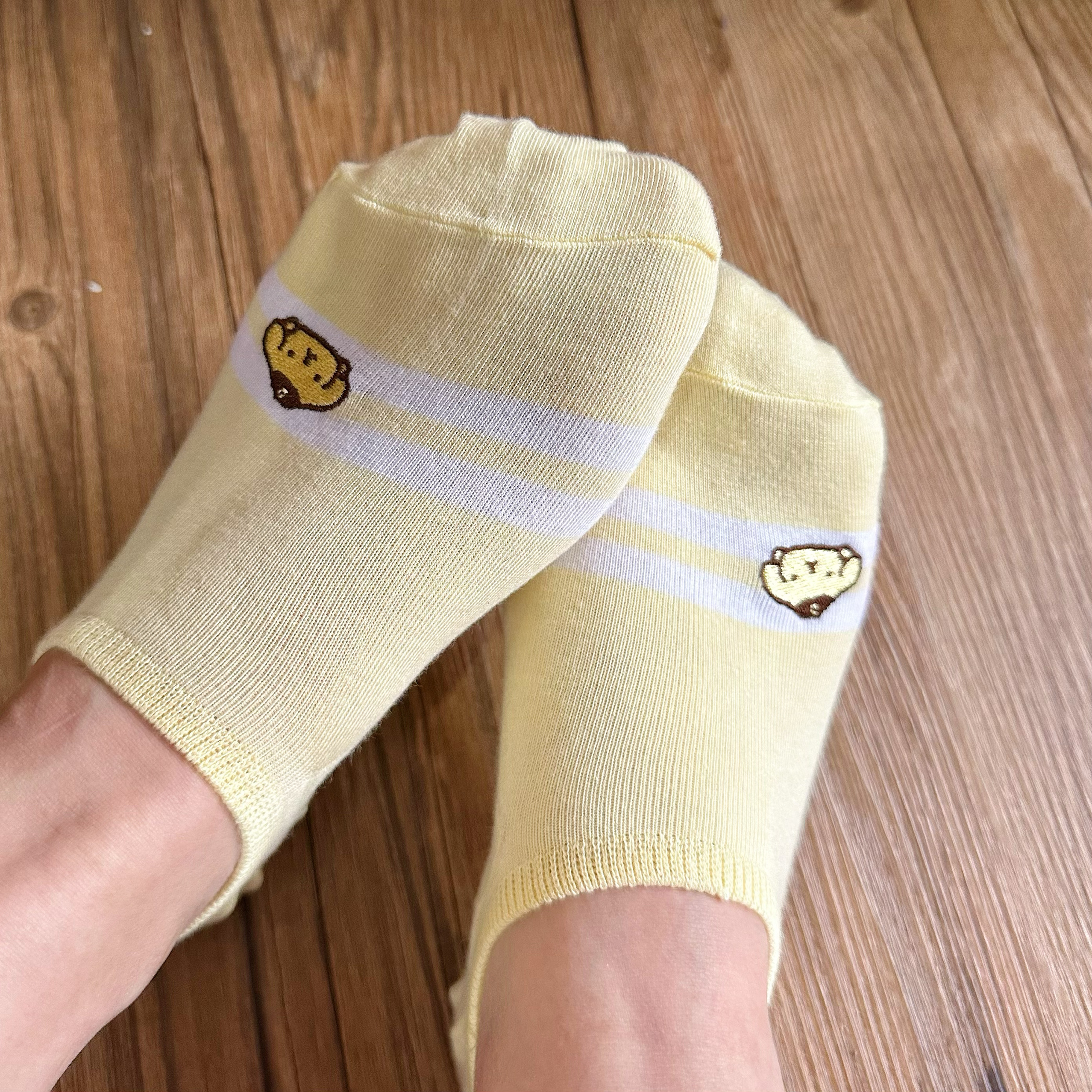 6双包邮 日系卡通刺绣短袜女夏季薄款硅胶防滑不掉跟袜子浅口短袜