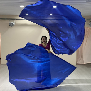 新款旗舞蹈道具教堂表演服饰敬拜旗崇拜旗赞美旗帜手纱巾配伸缩棍