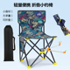 户外折叠椅子便携凳子钓鱼椅凳靠背椅家用小马扎板凳钓鱼凳子