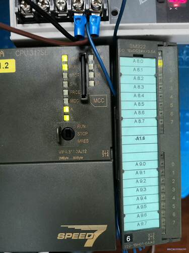 VIPA CPU317SE拆机件317-2AJ12，成色如图议价商品