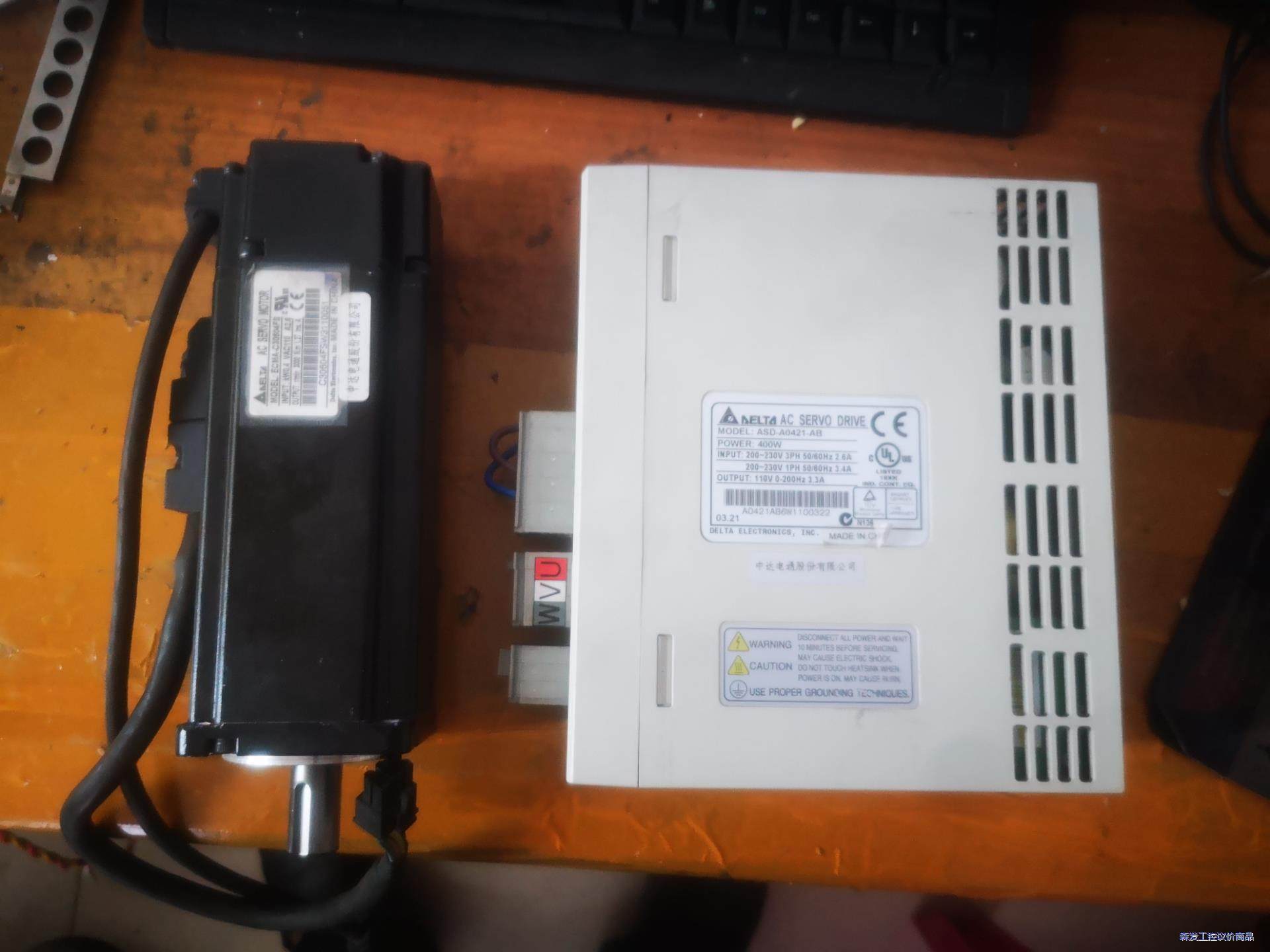 ECMA-C30604FS，台达AB-400w带刹车伺服议价商品