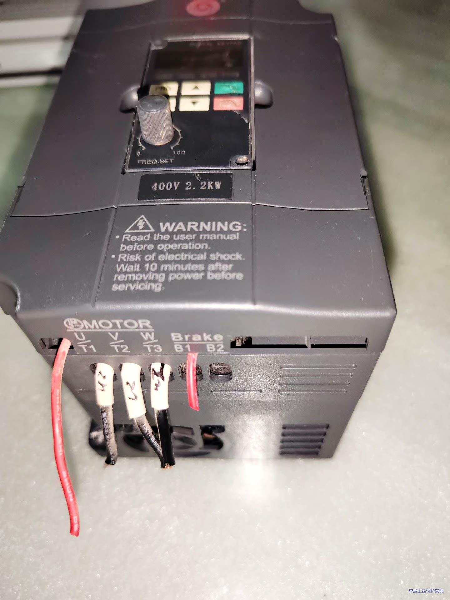 拆机原装上海众辰变频器H2400A02D2K 380V 2.议价商品