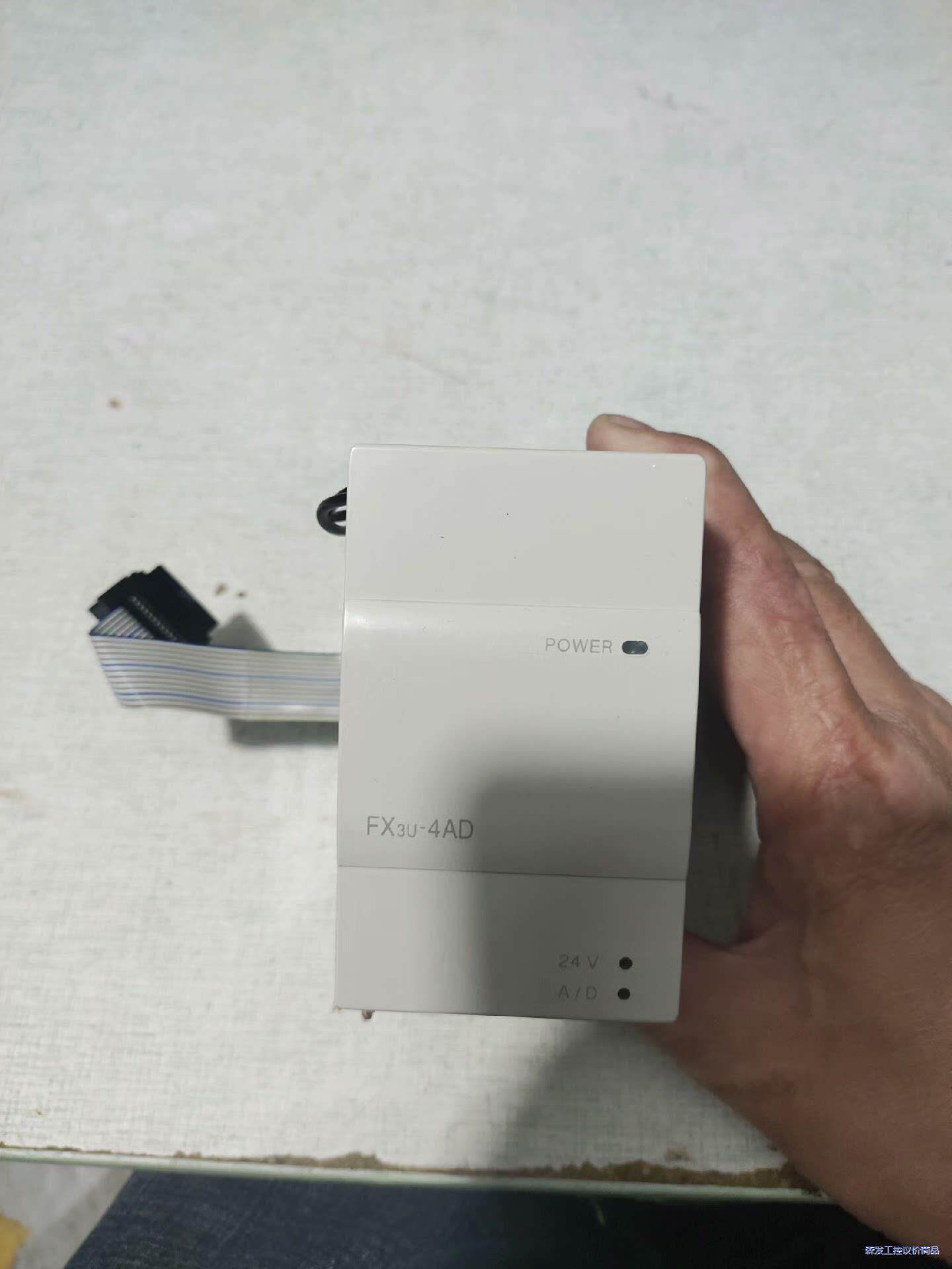 三菱PLC模拟量模块，FX3U-4AD，现货一台，成色充新，议价商品
