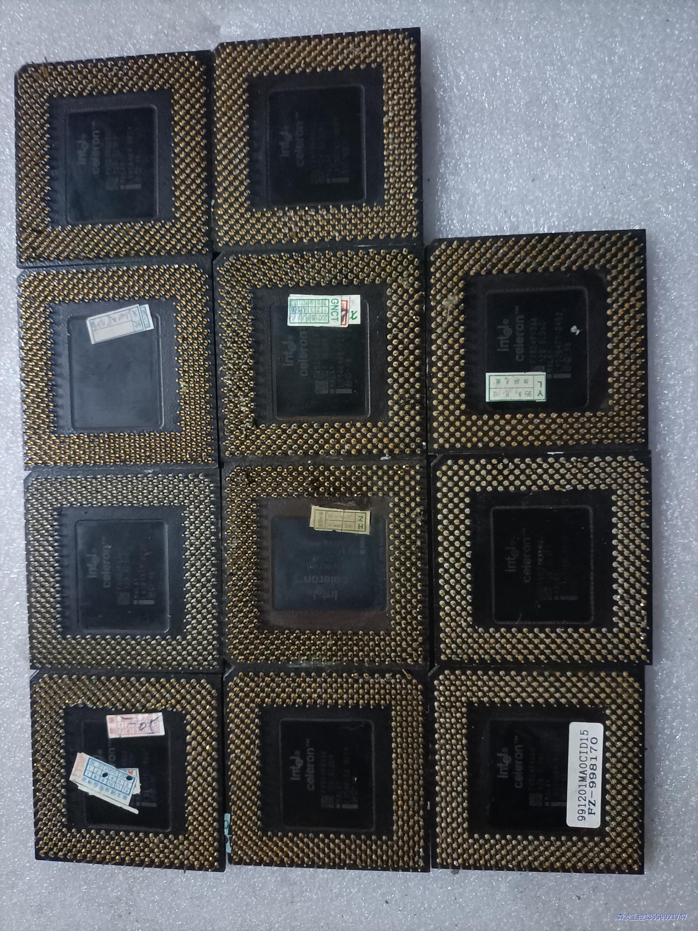 intel，celeron芯片从主机上面柝下来的，二手物品，议价商品