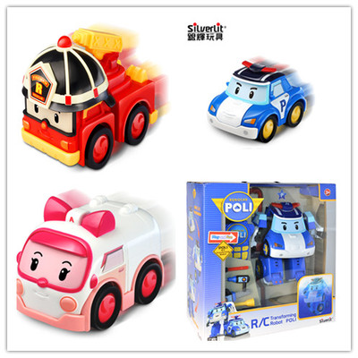 珀利变形警车银辉玩具