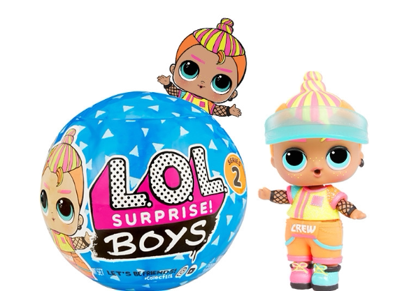 lol惊喜娃娃时尚男友2代拆拆球盲盒玩具人偶公仔模型摆件561699