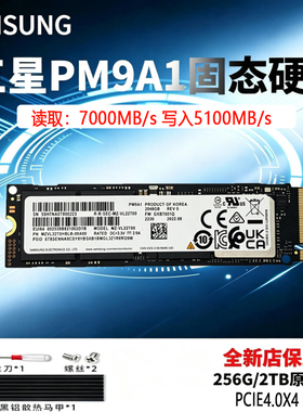 Sansung/三星PM9A1 256G 2TB M.2 2280 PCIE SSD笔记本台式机固态