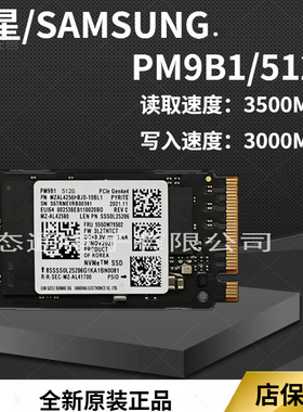 全新三星PM9B1 512G PCIE4.0接口  M.2 2242NVME协议 SSD固态硬盘