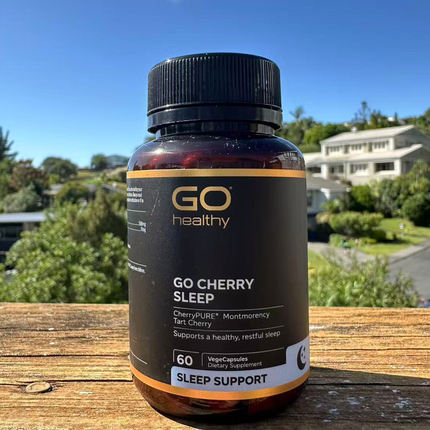 秒发新西兰 Go Healthy高之源天然樱桃萃取助眠科学睡眠胶囊60粒