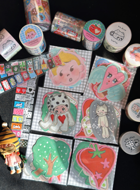 分装｜nio bium和纸胶带点点猫手账装饰贴