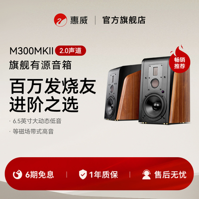 HiVi/惠威M300MKII多媒体电脑音箱无线蓝牙有源家居客厅电视音响