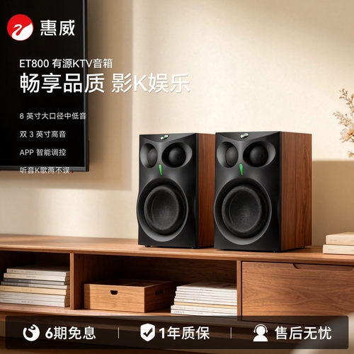 HiVi惠威ET800有源ktv音响