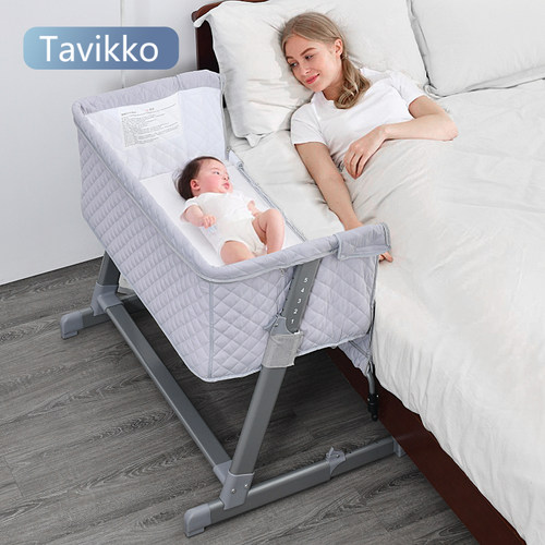 Tavikko婴儿床便携式bb床拼接床