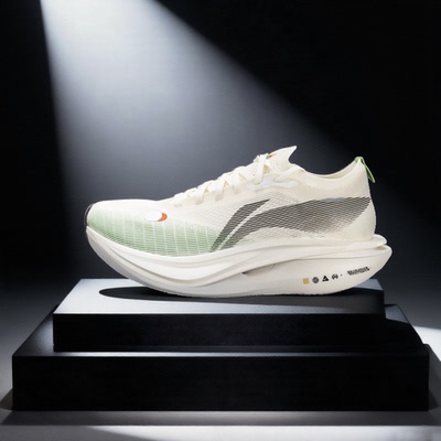 李宁2025飞电5 ELITE男女同款䨻丝轻量高回弹竞速比赛跑鞋ARMV003