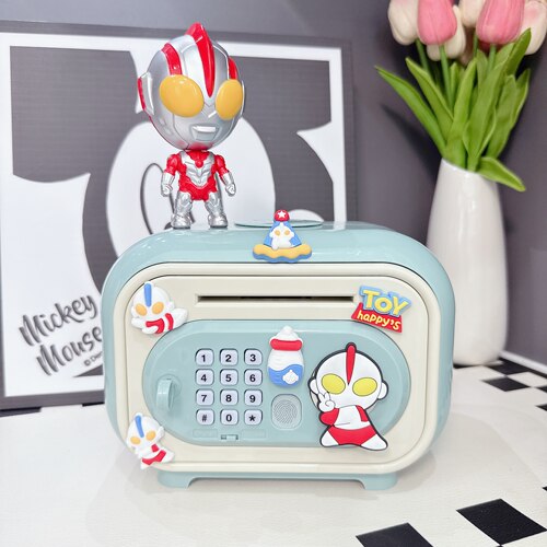 儿童存钱罐男孩2026新款只进不出储蓄罐保险箱密码储钱罐生日礼物