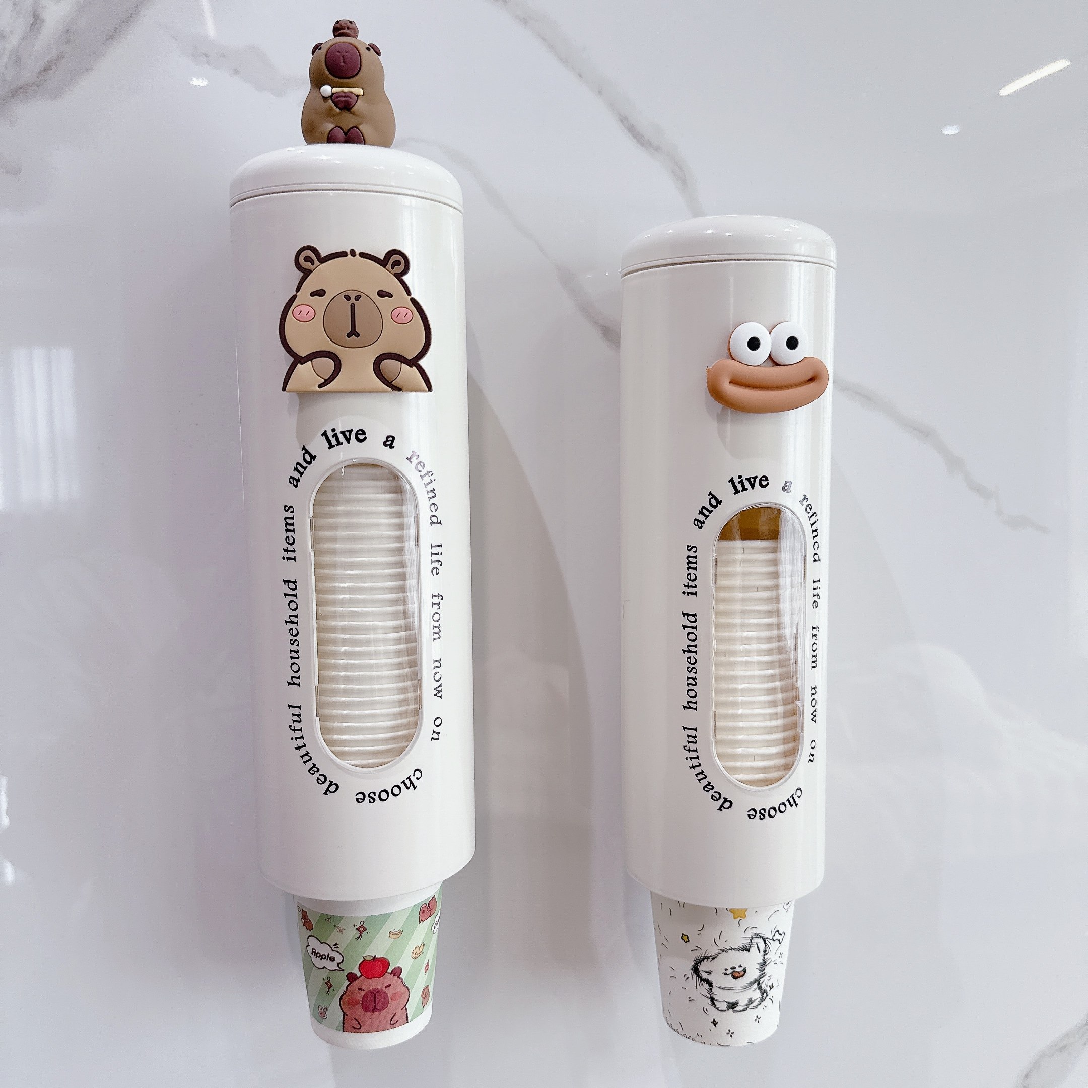 一次性杯子取杯器纸杯架收纳盒，券后17.4元