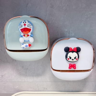 轻奢香皂盒免打孔置物架