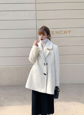 LANGBOOM 进口苏丽羊驼绒 GING奢高级 羊绒大衣外套