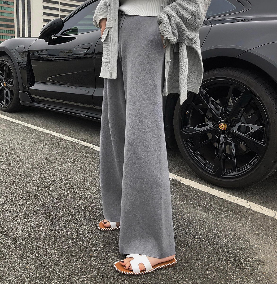 慵懒百搭丝软如云长裤