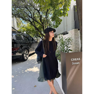 LANGBOOM 日本限定 前后拼接超特别款 针织连衣裙 SAC