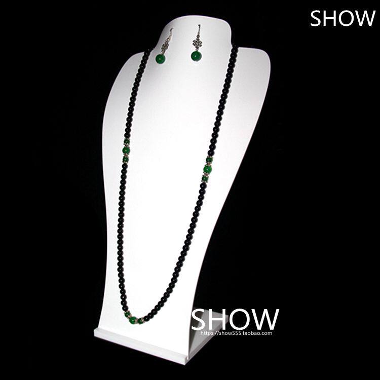 高档首饰展示架项链模特架珠宝饰品人像脖子展示道具吊坠收纳架子