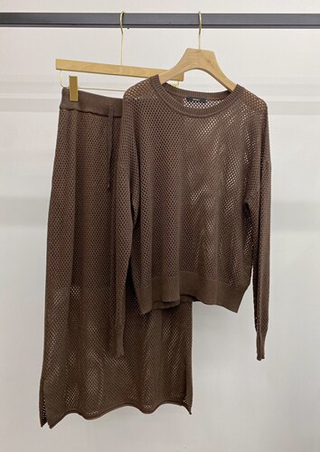 老钱风 早秋新款针织套装 高端女装精品