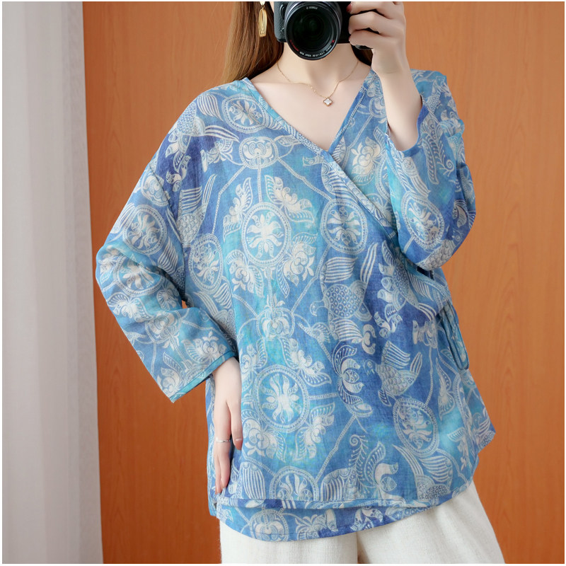 中式上衣女中國風改良時尚苎麻棉麻襯衫旗袍上衣中長款寬松清新在類目 女裝/女士精品, 襯衫中 - 來自Buy2taobao.com提供專業的淘寶代購服務