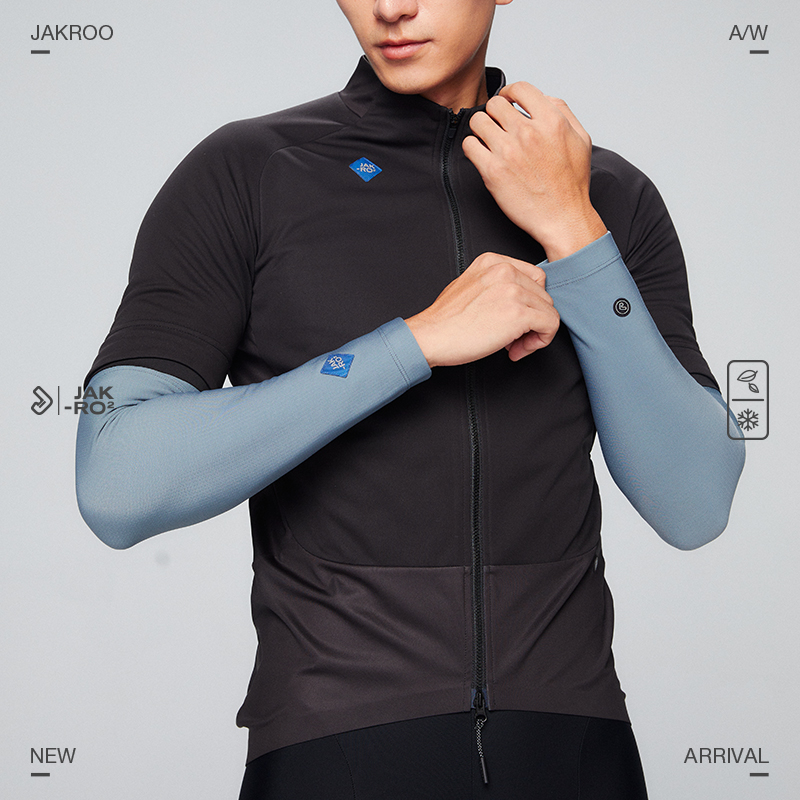 捷酷秋冬新款ELITE抓绒保暖护臂进口面料户外运动保暖5℃穿戴装备