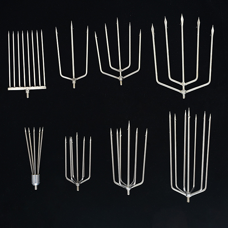 不锈钢鱼叉头平叉排叉圆叉灯笼叉鲫鱼鳙鱼鲢鱼鲤鱼草鱼翘嘴黑鱼赶