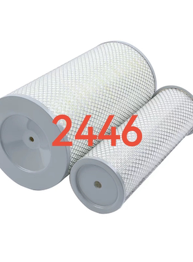 K2446空气滤芯吊车空滤 工程机械设备 工程车滤芯 2446空滤