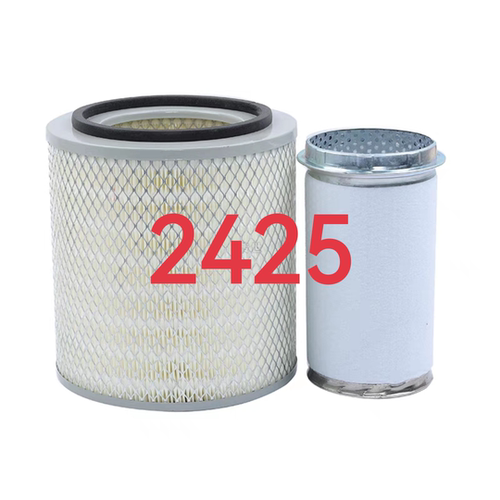 K2425空气滤芯适用厦门金旅考斯特中巴车XML6700东风超龙空滤清器