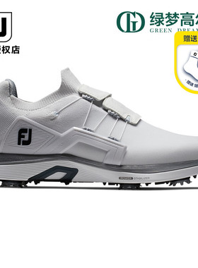 FootJoy高尔夫球鞋男士HyperFlex 运动轻量旋钮新款FJ透气有钉鞋