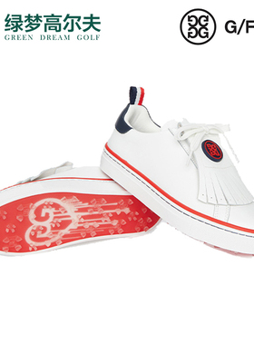 GFORE吉福高尔夫球鞋女士DURF系列专业golf时尚运动鞋板鞋小白鞋