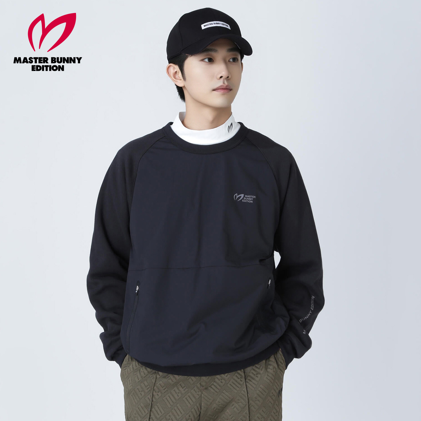 Master Bunny Edition高尔夫服装 MBE男士秋冬长袖休闲运动套头衫
