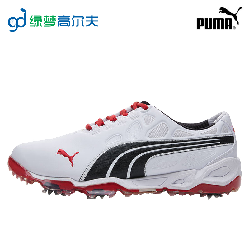 PUMA彪馬高爾夫球鞋男士golf運動有釘球鞋透氣舒適綠夢高爾夫