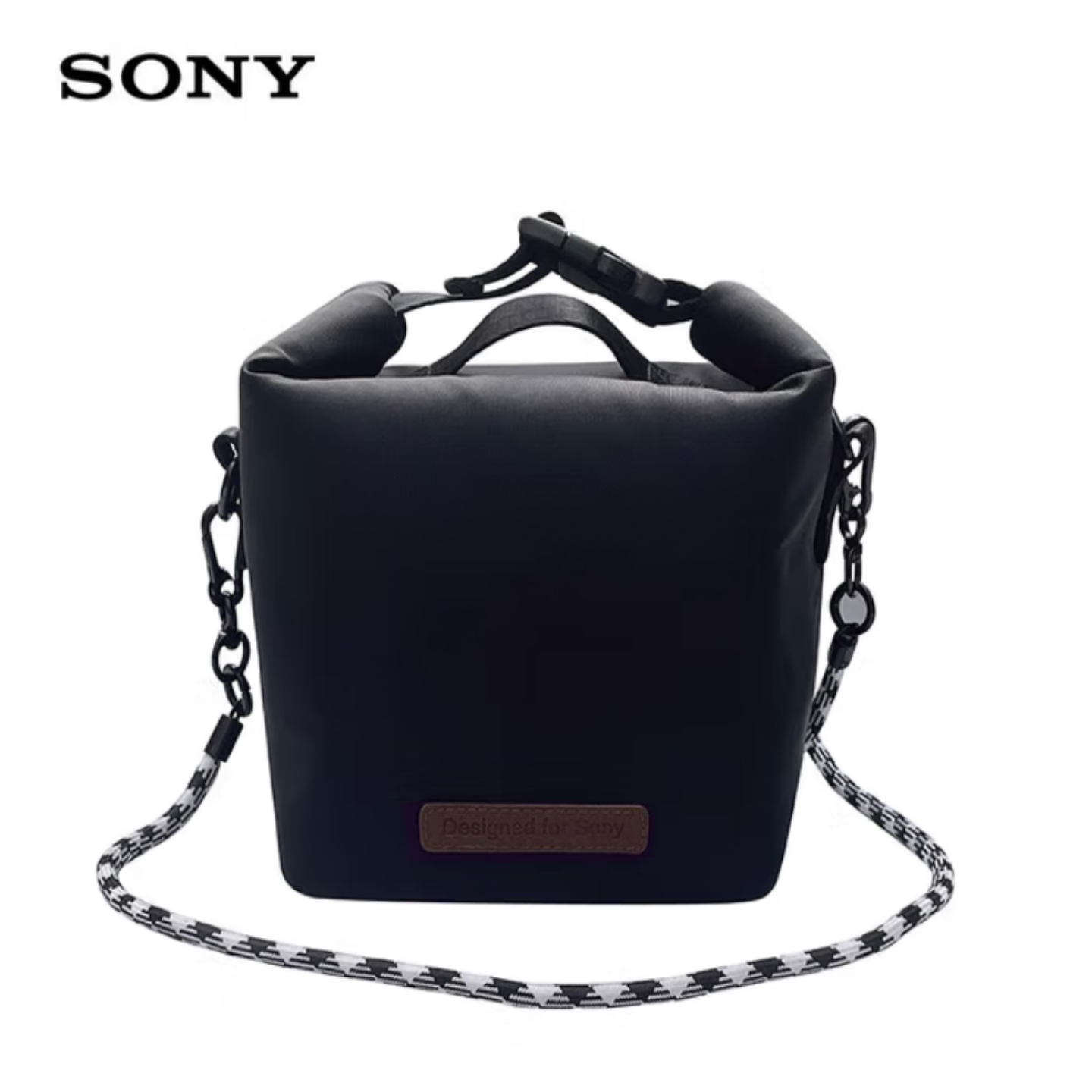 索尼原装插扣小方包相机包斜跨单肩包便携单肩时尚手提包