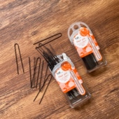 日本原装 贝印丸子头花包头U型夹螺旋夹u形夹U型发夹U夹头饰发饰