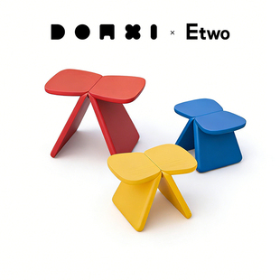 蝴蝶小凳简约小板凳现代实木创意设计凳换鞋 凳 Donxi E2全球购正品