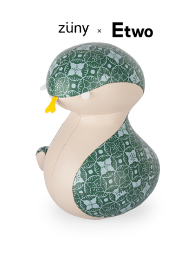 正品台湾zuny2025蛇年新品手工蛇年生肖摆件手办可爱书档送礼礼品