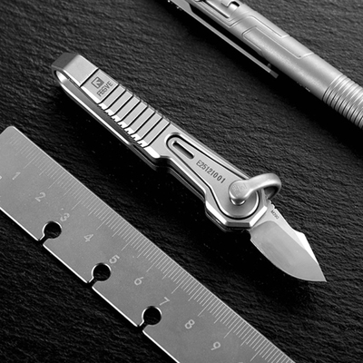钛合金+M390钥匙扣刀便携开箱刀