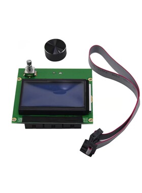 DB-3D打印机Ender3/CR10显示屏12864液晶屏蓝色控制面板带电缆线