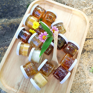 25毫升50克75ml玻璃瓶商用喜蜜果酱即食燕窝蜂蜜枇杷膏小密封分装