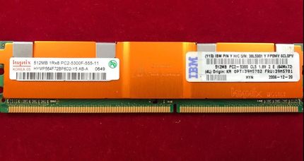 IBM 512MB PC2-5300F ECC 39M5781 39M5782 38L5901