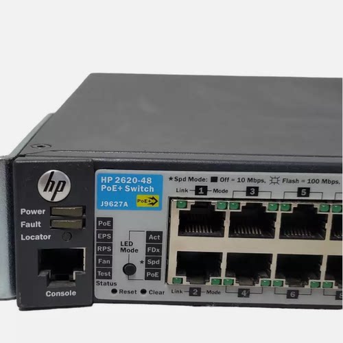 HP J9627A 2620-48 PoE+ Switch 48-Port Managed Network Switch