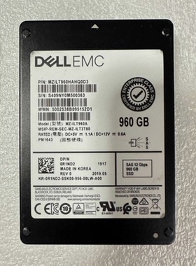 R1ND2 DELL EMC 960GB SAS 12GBPS 2.5''0R1ND2 MZ-ILT960A SSD