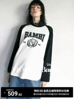 MOCO2023 Зимний новый штифт олень Postel Piece Piece Piece Printing T -Shirts American Wind Mbc4teet06