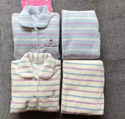 日单法兰绒家居服冬季