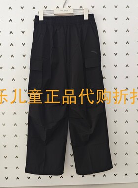 安踏儿童2026年夏款男大童综训冰锋科技梭织运动工装裤 352627504